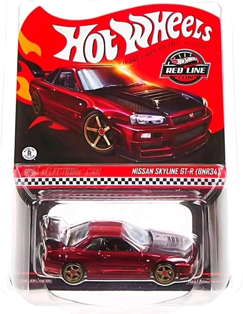 Amazon.com: Hot Wheels Nissan Skyline GT-R (BNR34) RLC Exclusive