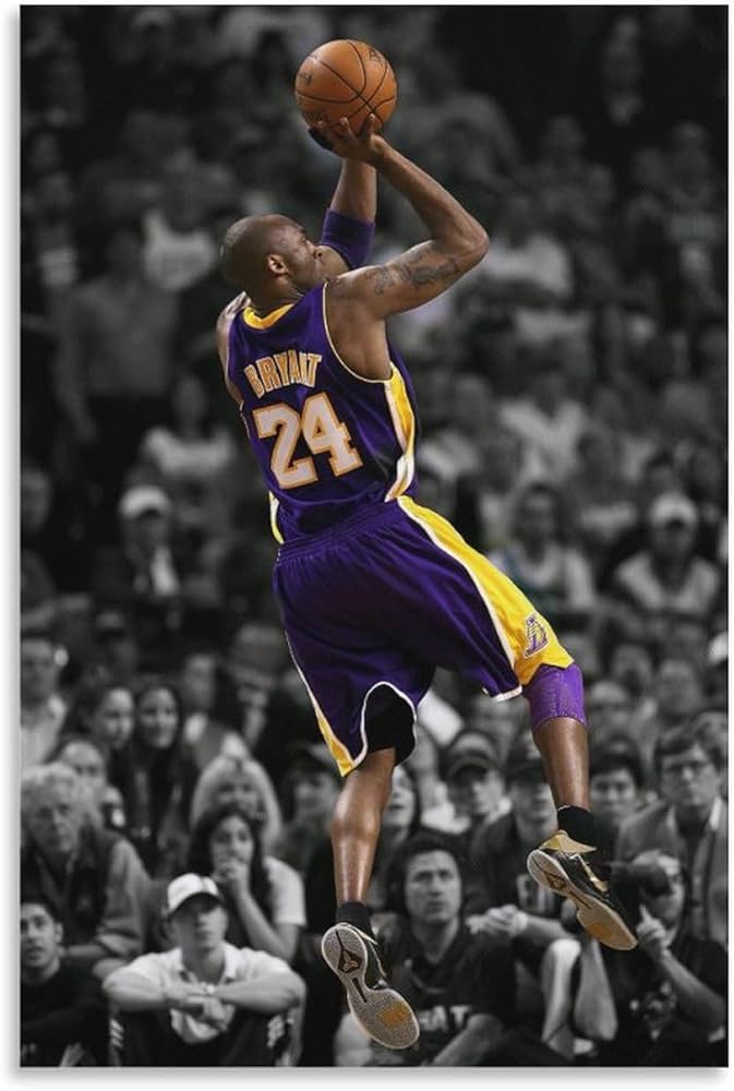 Amazon.co.jp: NBA選手コービー・ブライアントアートポスターHD