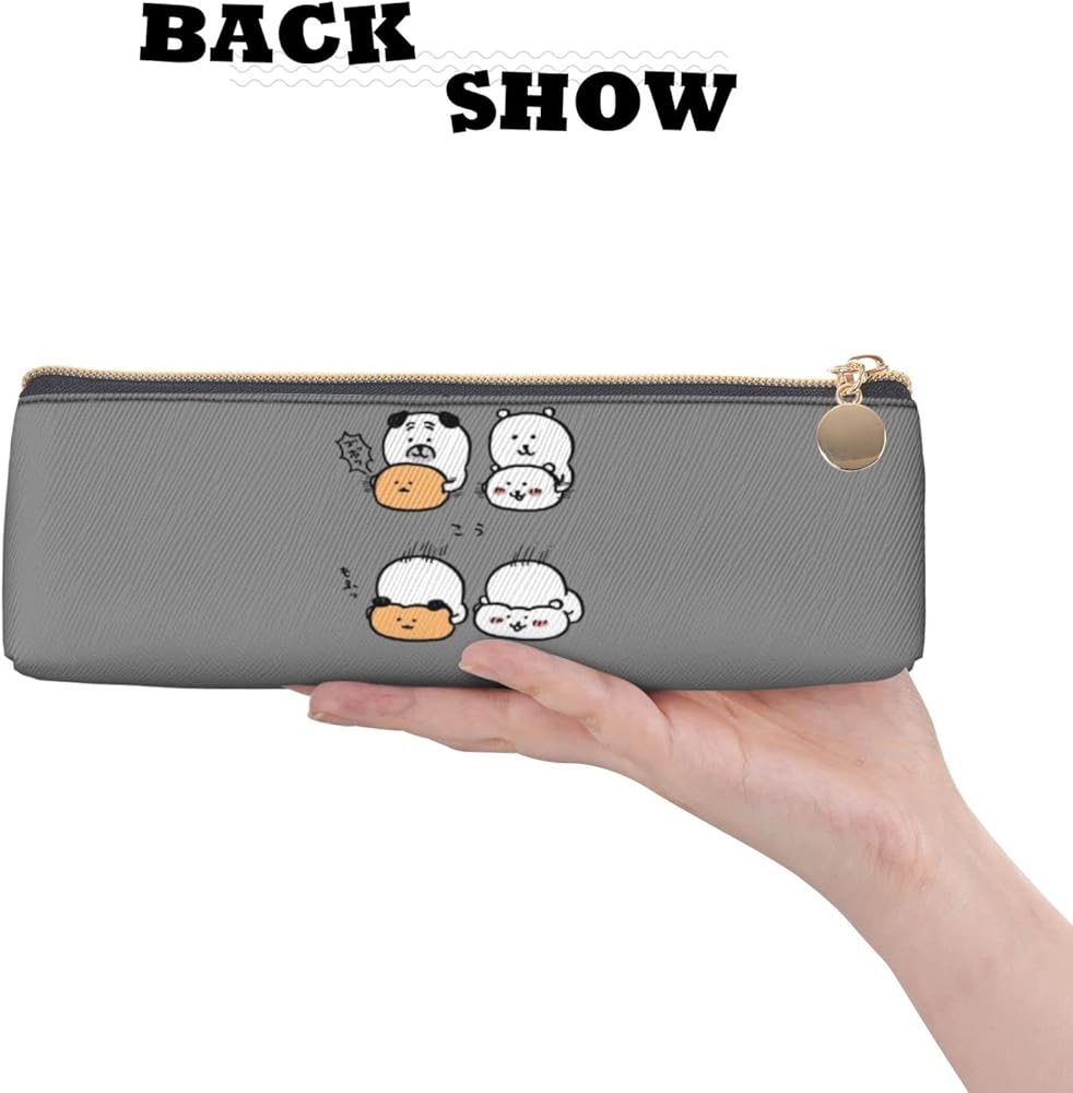 Amazon.co.jp: 自分ツッコミくま ペンケース 大容量 筆箱 多機能