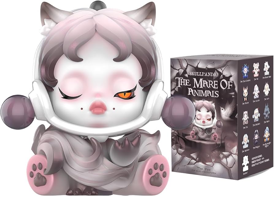 Amazon.co.jp: POP MART SKULLPANDA 動物のマーレシリーズ、SKULLPANDA