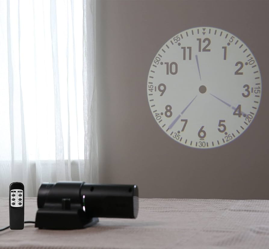 Amazon.com : ZXSYYDS LED Projection Clock, 180 ° Rotatable