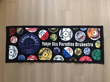 Amazon.co.jp: 東京スカパラダイスオーケストラ タオル 黒 スカパラ