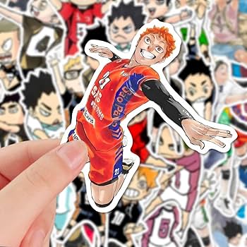 Amazon | ハイキュー ステッカー 120枚 ノートステッカー ポスター 孤