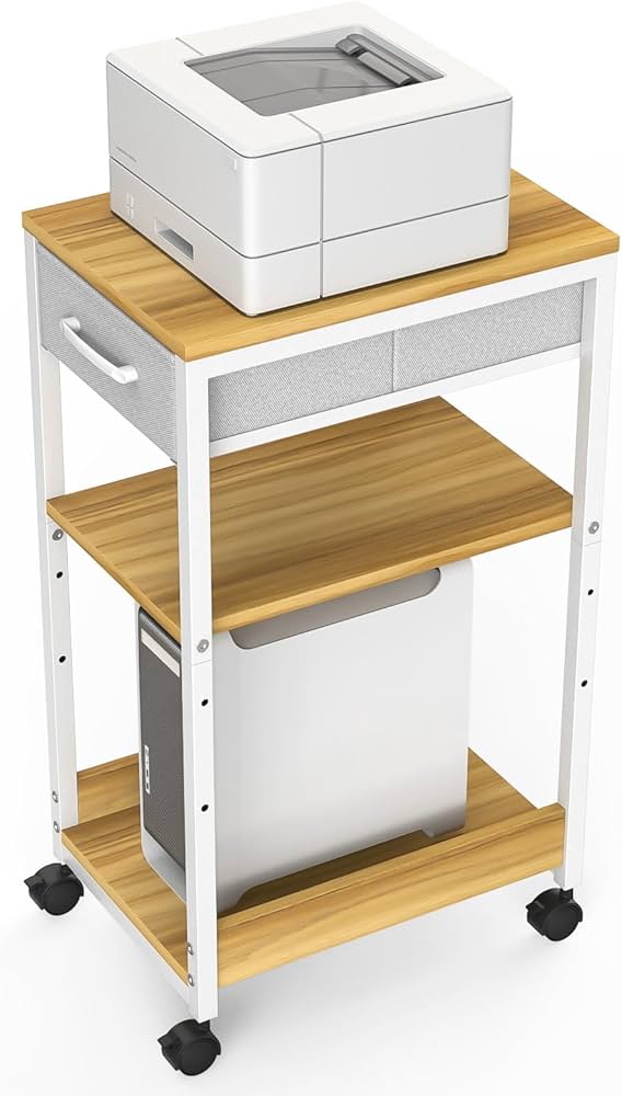 Amazon | PCラック ワゴン Housolution サイドデスク サイドテーブル