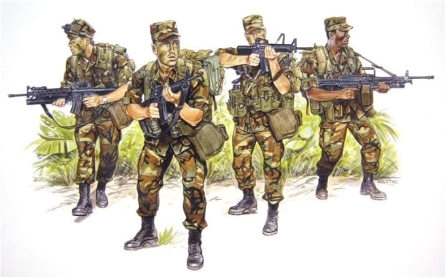 Amazon | プラッツ ドラゴン 1/35 アメリカ軍 レンジャー兵 プラモデル