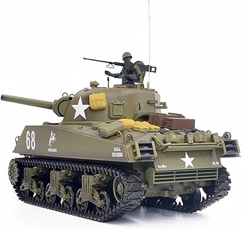 Amazon.co.jp: 最新7.0 ver 戦車 ラジコン米陸軍シャーマンM4A3中戦車