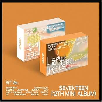 Amazon.com: SEVENTEEN Spill The Feels [KiT Ver.] 12th Mini Album