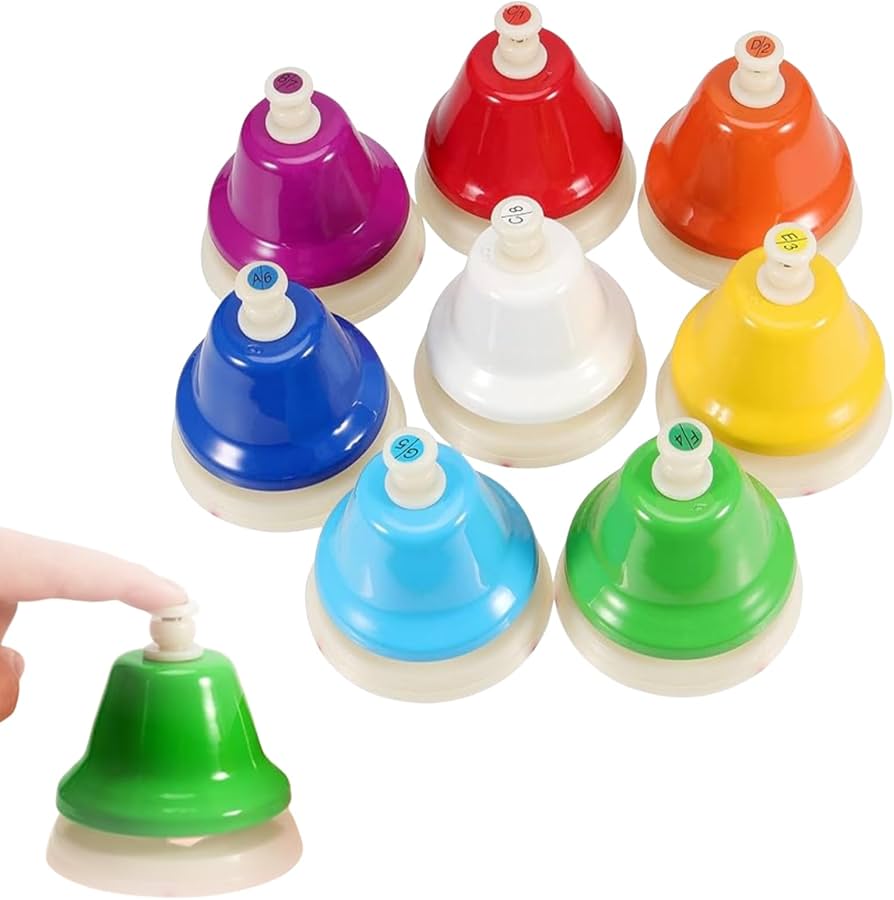 Amazon | ideamall ミュージックベル ハンドベル 木琴 卓上ベル 8音