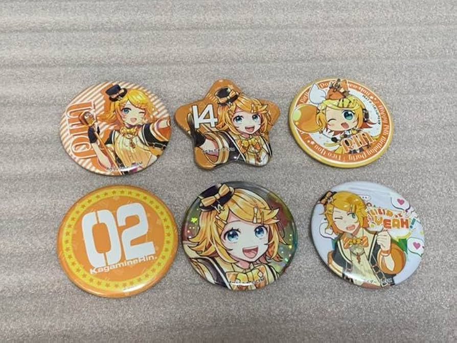 Amazon | 鏡音リン 缶バッジ バースデーライブ TwoYou シクレ 6点