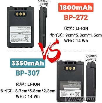 Amazon | 1800mAh BP-272 ICOM ID-31A / 31E / 51A / 51E / ID-52 / IC