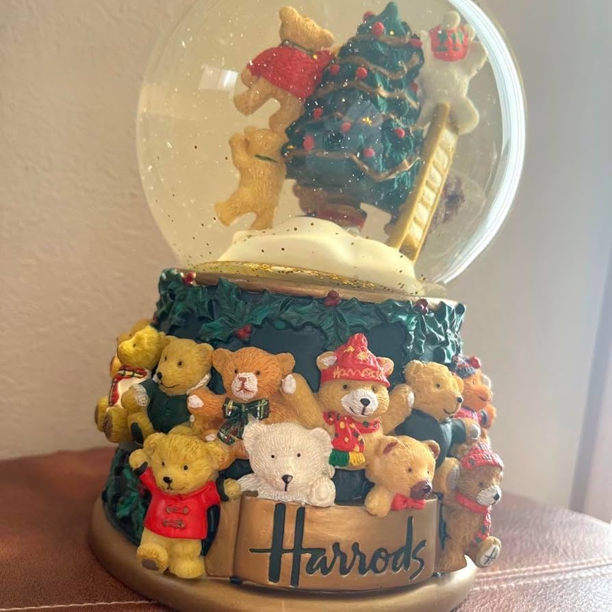 レア 2005年 ハロッズ 20周年記念 スノードーム 【公式通販】