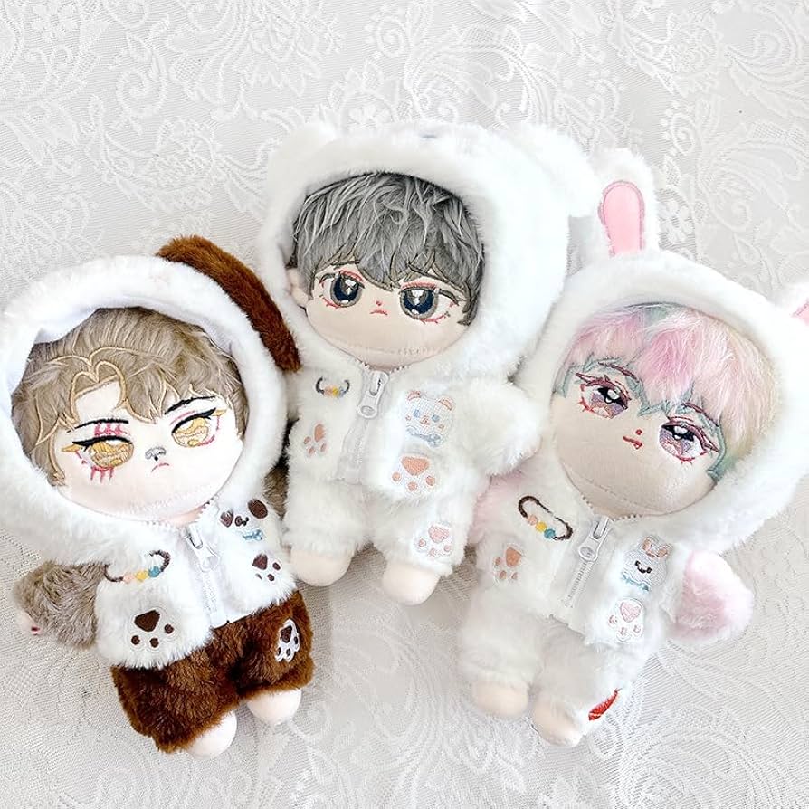 Amazon.co.jp: 【ぬい服】【20cm 用】ぬいぐるみ用ふわふわ着ぐるみ