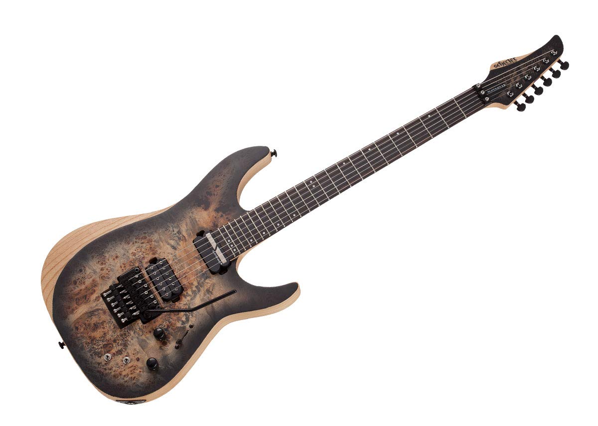 Amazon.com: Schecter Reaper-6 FR-S - Satin Charcoal Burst