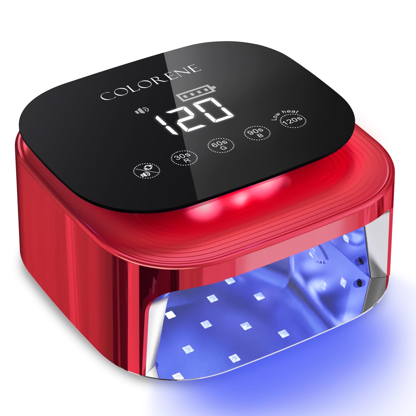 Amazon | コードレス UV LED ネイルランプ、60W 充電式ネイル