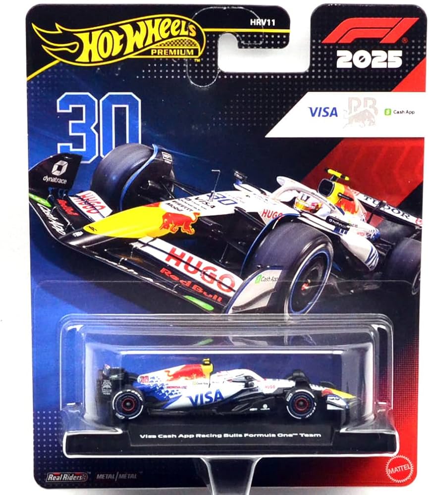 Amazon | HOT WHEELS PREMIUM FORMULA 1 - VISA CASH APP RACING BULLS