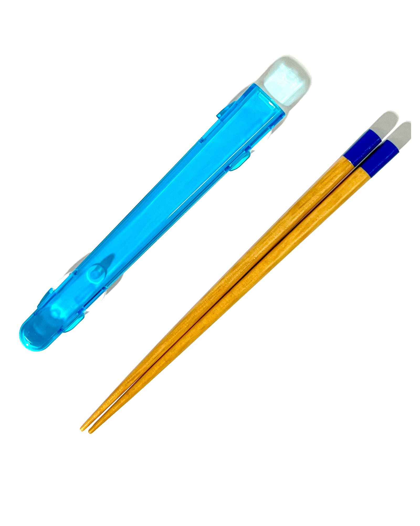 Amazon｜イシダ ランチフィット 箸 ケースセット 18cm 日本製 ブルー