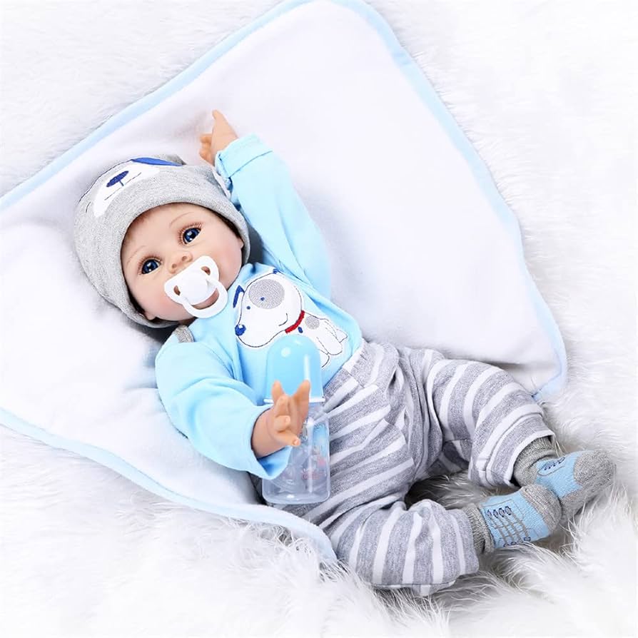 Amazon | リアル 赤ちゃん人形 工芸品 55cm リボーンドール人形 新生児