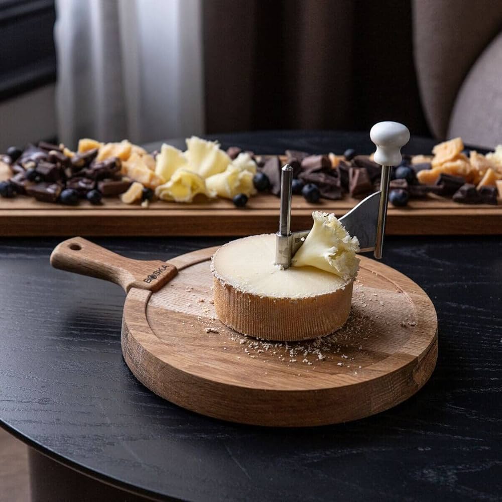 Amazon.com: BOSKA Oak Friends Cheese Curler -Girolle Stainless