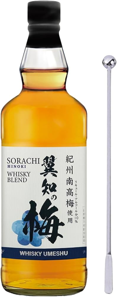 Amazon.co.jp: 翼知の梅 ウイスキーブレンド 梅酒 720ml ヒノキ樽 国産