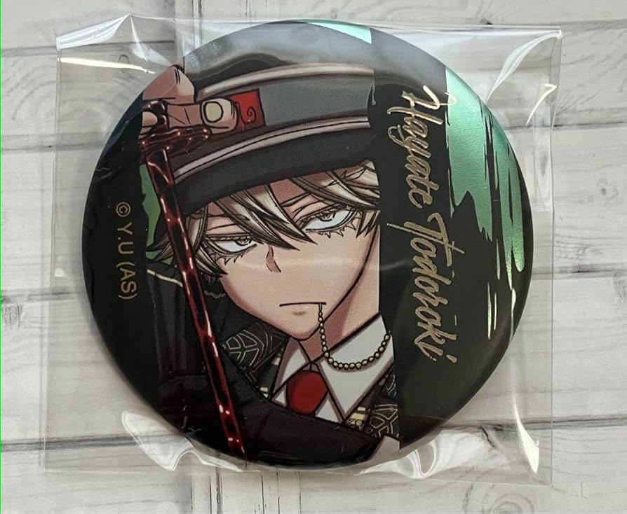 Amazon.co.jp: 桃源暗鬼 マンガ展 メタリック缶バッジ 等々力颯 : おもちゃ