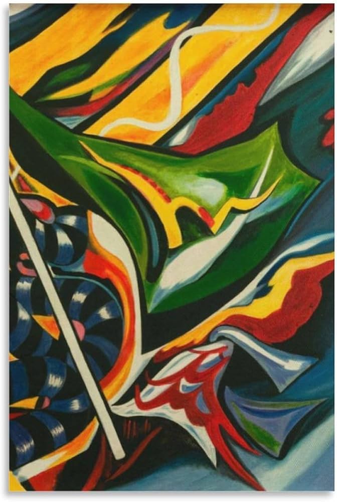 Amazon.co.jp: ポスター 岡本太郎 油彩 肉筆『ドラマ』1 壁アート