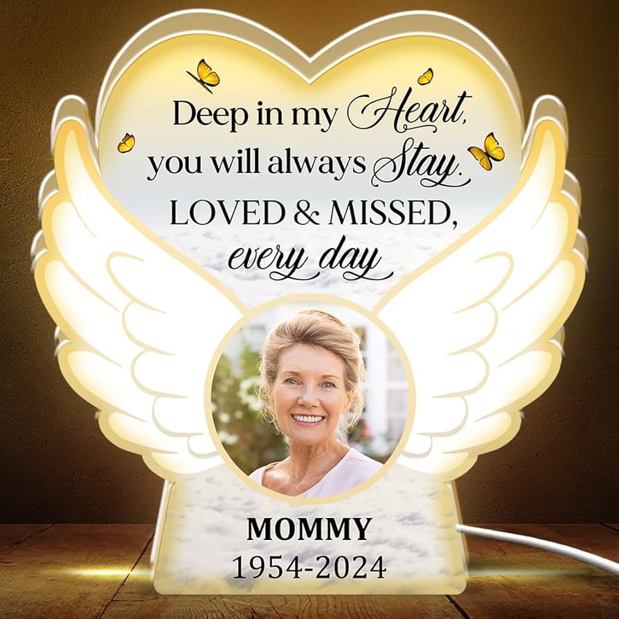 Amazon.com: WRAPPINESS Personalized Memorial Light Box, Custom