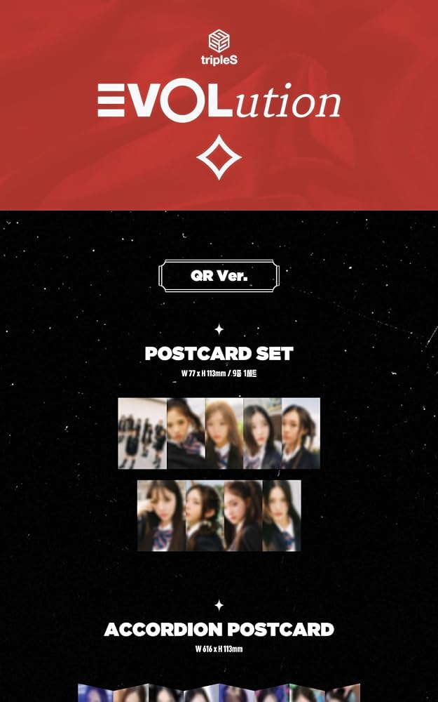 Amazon.co.jp: tripleS EVOLution Mujuk ⟡ Mini Album QR Version