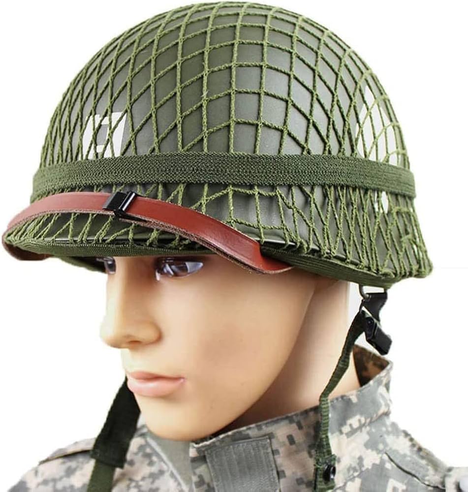 Amazon.co.jp: WW2 アメリカ陸軍ヘルメットレプリカ M1 スチール