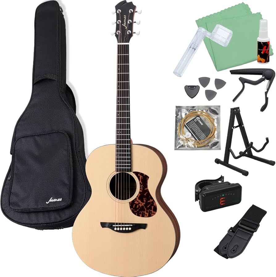 Amazon | James J-100A アコースティックギター初心者12点セット SPT