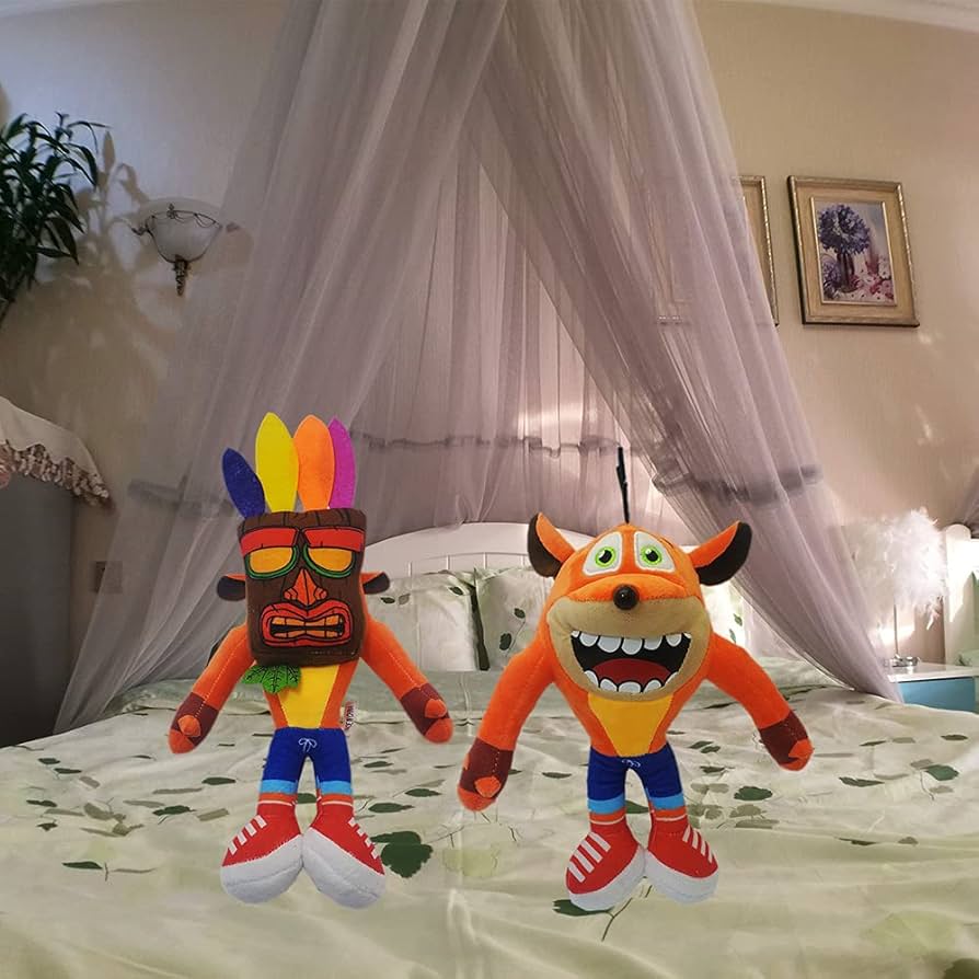 Amazon.co.jp: 11.8 ''クラッシュバンディクーツぬいぐるみ、かわいい