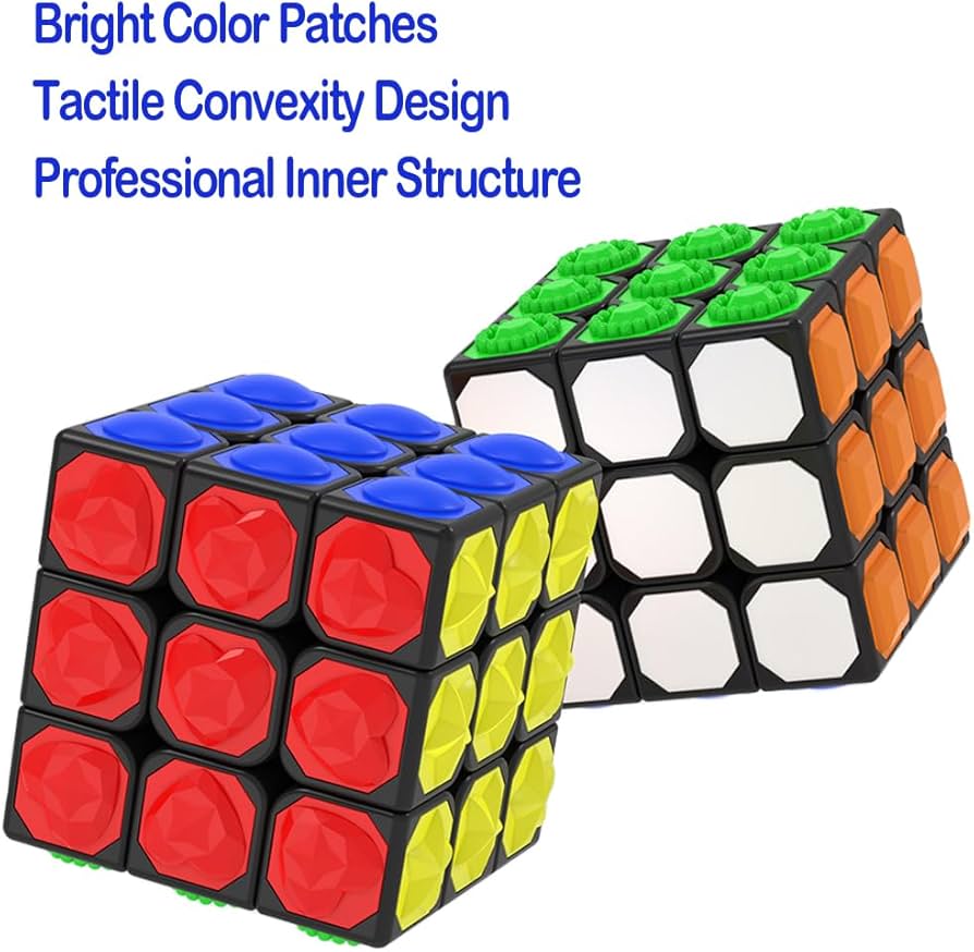 Amazon | 3x3 マジックスピードキューブ 触覚 スピードキューブ パズル