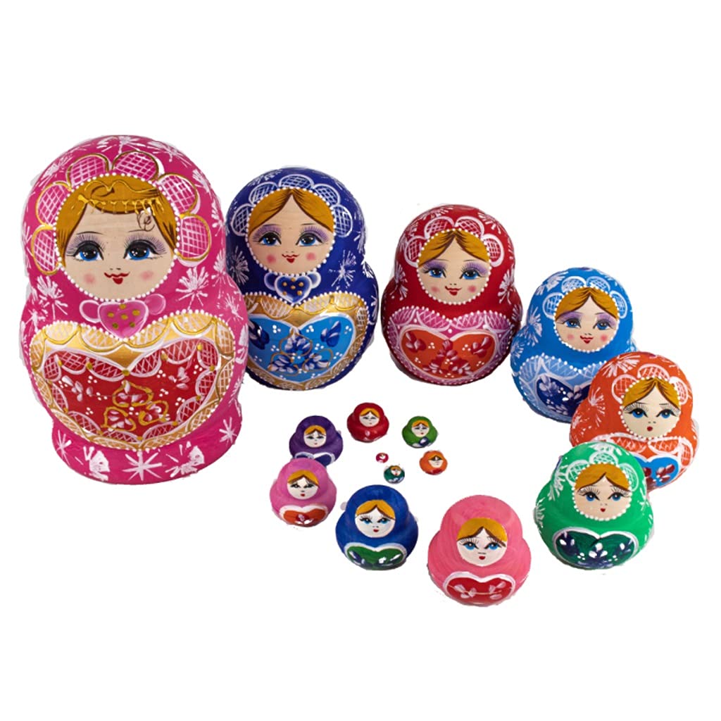 Amazon.co.jp: マトリョーシカ15の大きなかさばるハートのセット