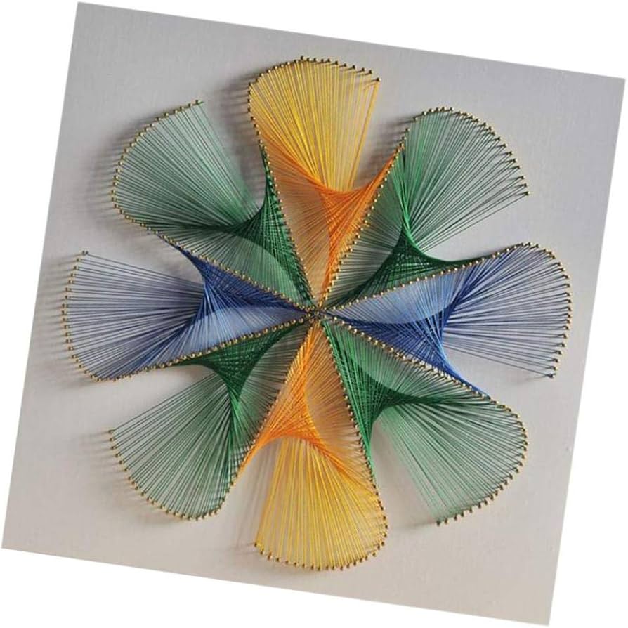 Amazon | dailymall ストリングアートキット-フラワーストリングアート