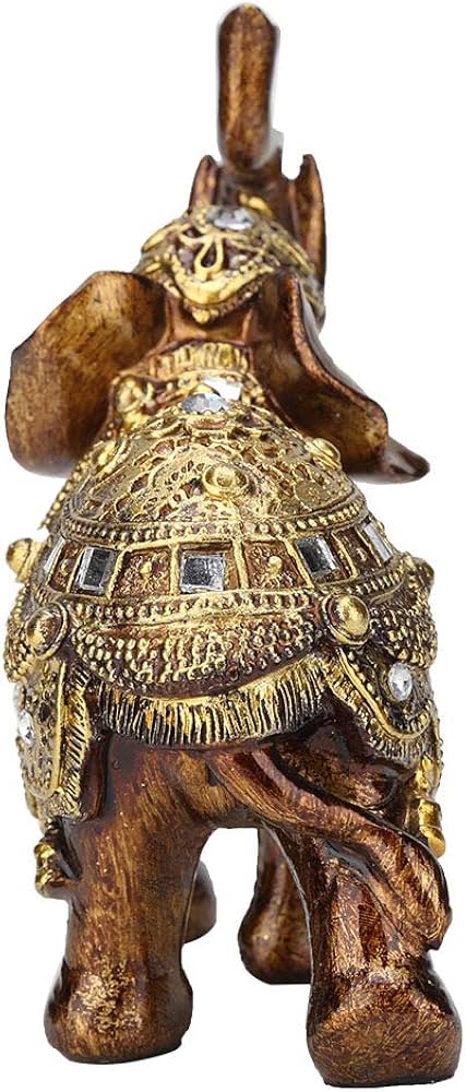 Amazon.co.jp: Buachois エレガントな像 樹脂 風水 金色の彫刻 富 幸運