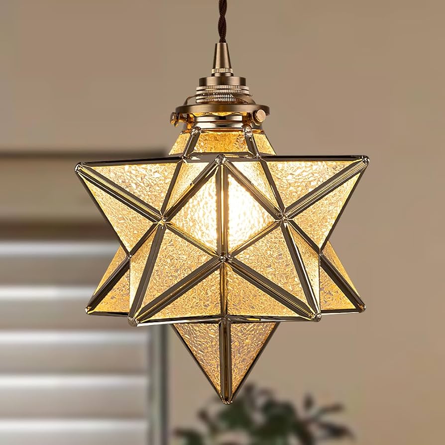 Amazon.co.jp : Cerdeco 幻想的に広がる星のシルエット ペンダント