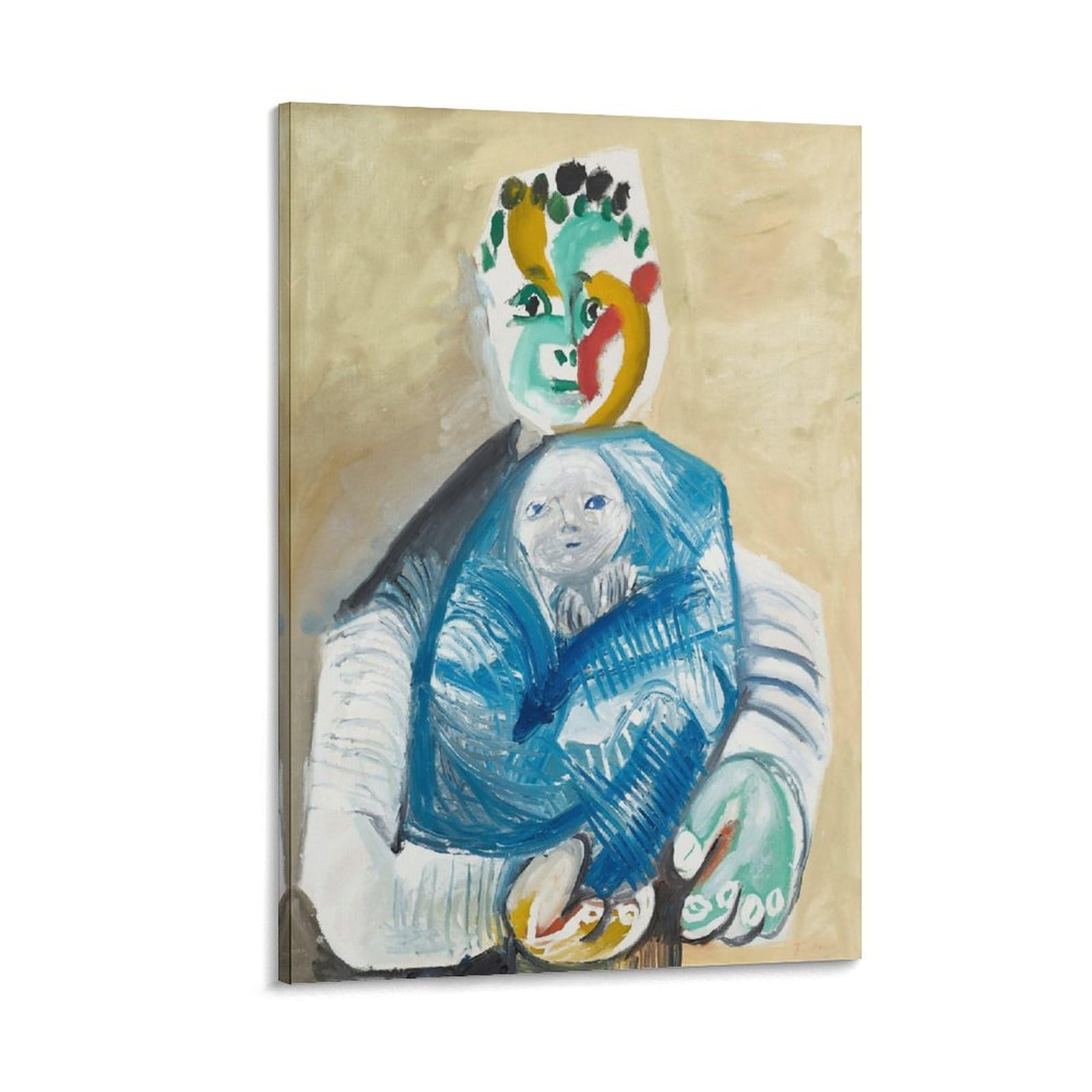 Amazon.co.jp: Pablo Picassoパブロ・ピカソ画家の作品（子供を抱く