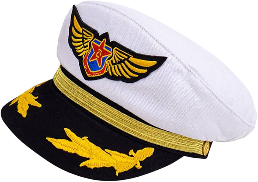 Amazon.co.jp: Gatuida 機長 パイロット 帽子 航空会社 パイロット