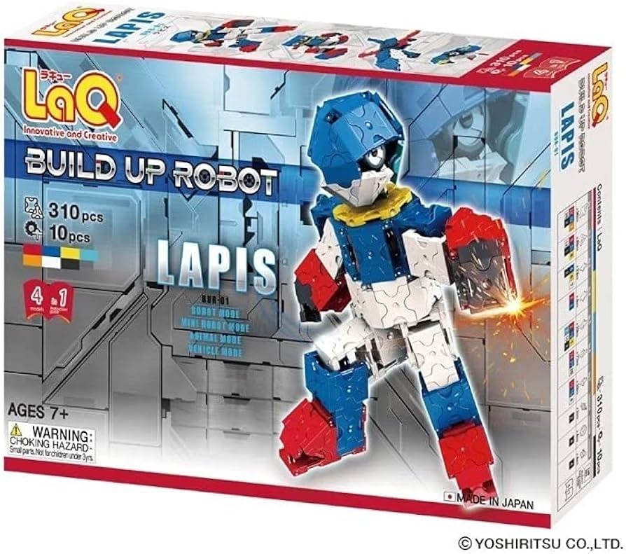 Amazon.co.jp: ラキュー (LaQ) ビルドアップロボ(BuildUpRobot) ラピス