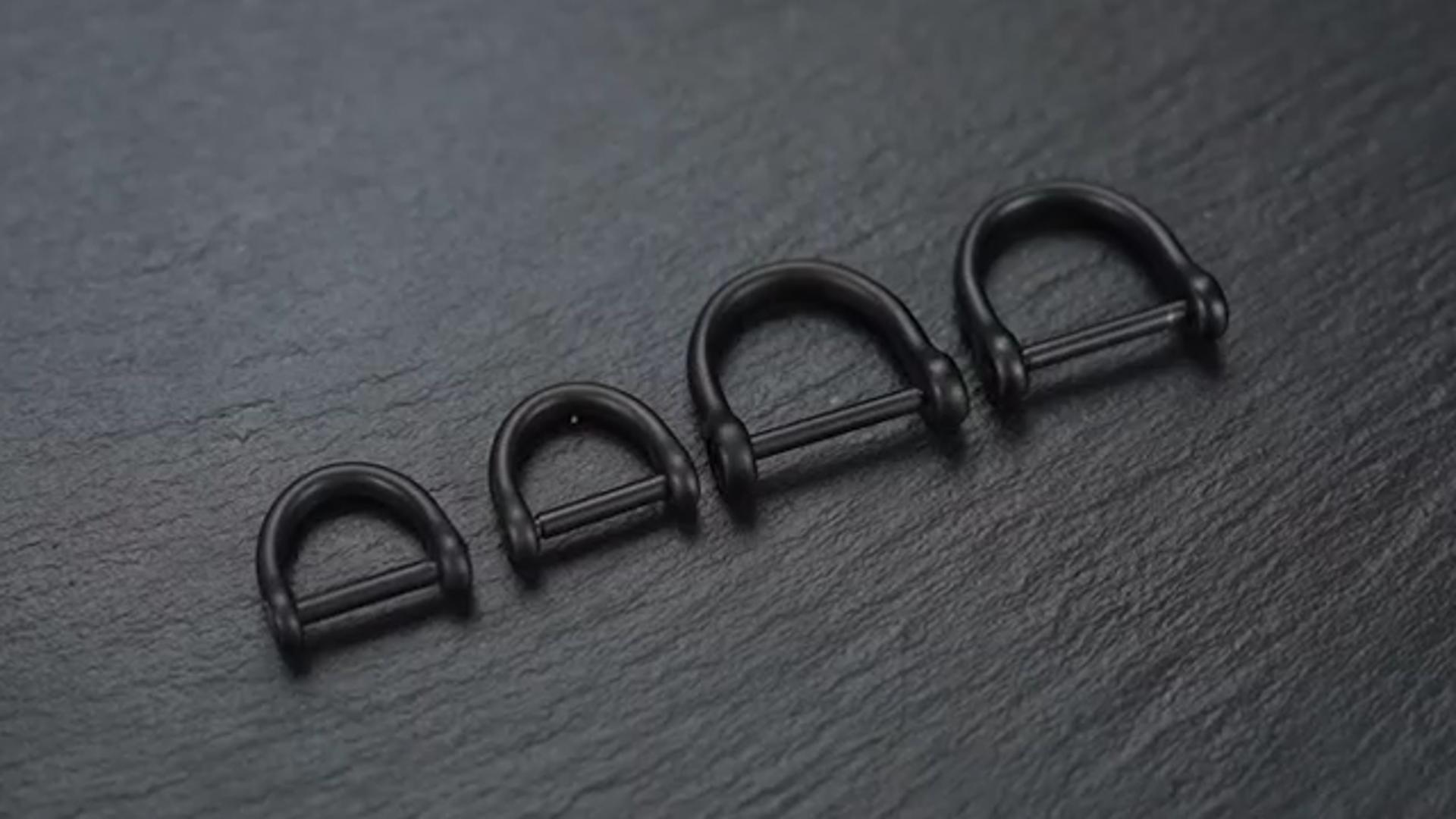 Amazon.co.jp: [TISUR] Dリング キーホルダー 小型 dカン ネジ式 dかん