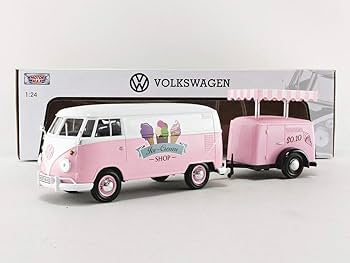 Amazon.com: Motormax Volkswagen T1 Delivery Van with Ice-Cream