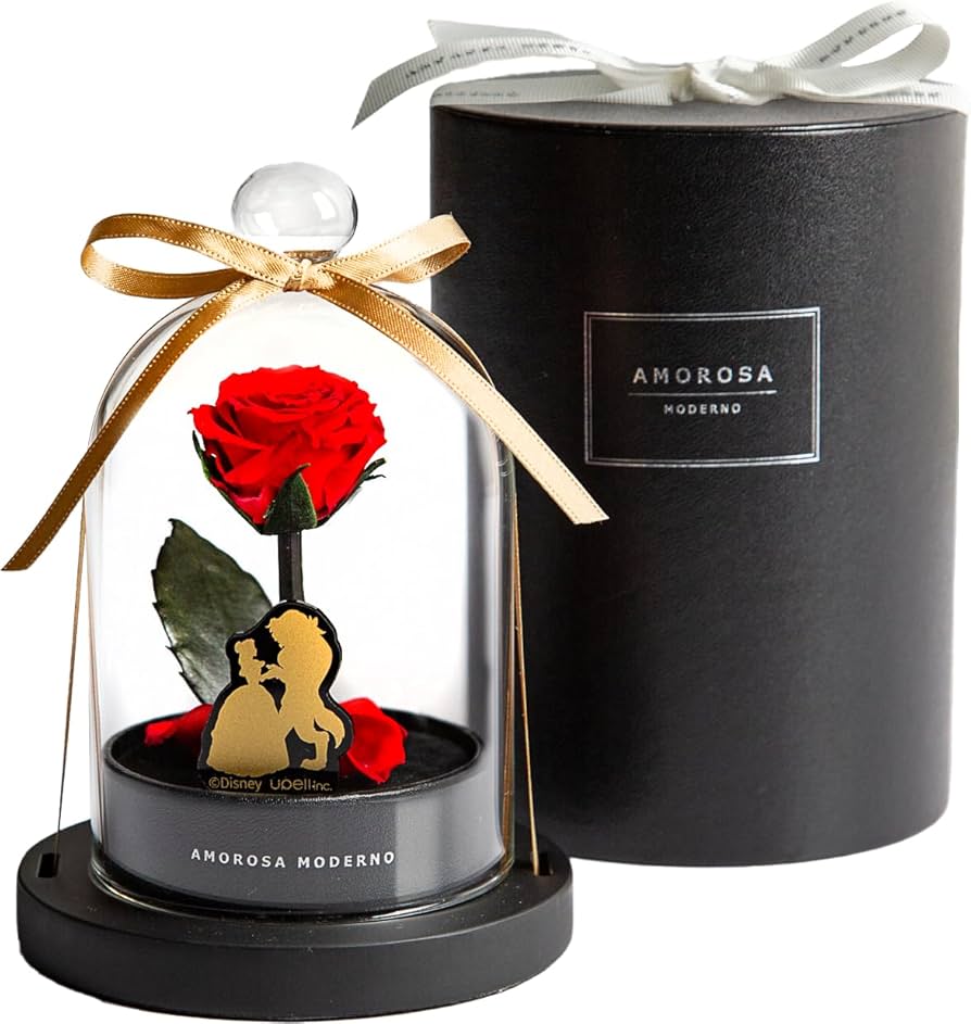 Amazon｜AMOROSA MODERNO プリザーブドフラワー リトルベル ディズニー