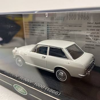 Amazon | EBBRO 1/43 DATSUN SUNNY 1000 1966年 White エブロ