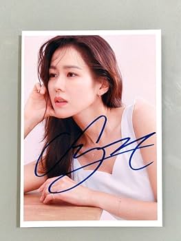 Amazon.co.jp: セール中…ソン イェジン直筆サイン入2Lサイズ写真…愛の