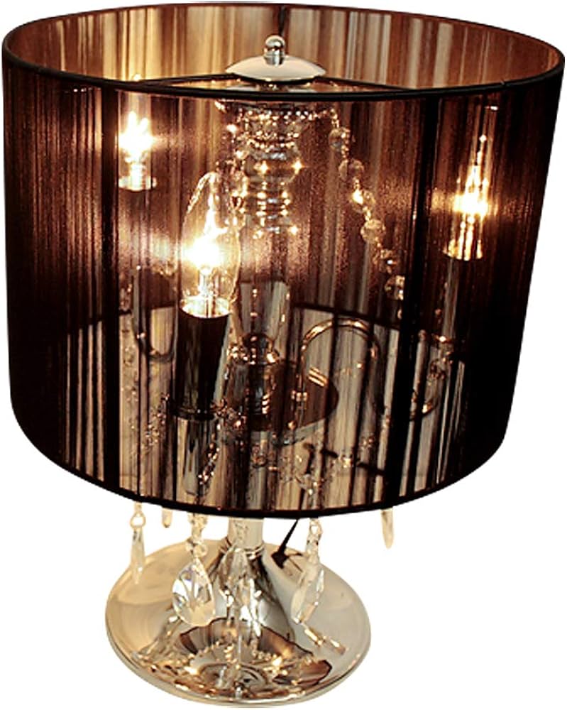 Amazon.co.jp: テーブルランプ 卓上 シャンデリア 3灯 エクレン