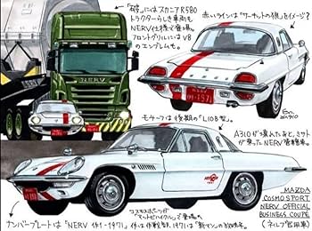 Amazon.co.jp: オートアート 1/18 ウェーブ WAVE NERV 官用車 コスモ