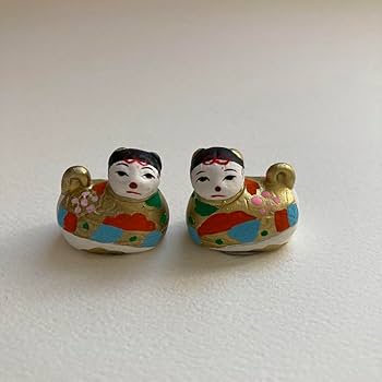 Amazon | 御伽犬 おとぎ犬 犬筥 犬箱 雛道具 ミニチュア 豆人形 郷土