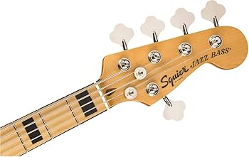 Amazon.com: Squier Classic Vibe 70s 5-String Jazz Bass, Natural