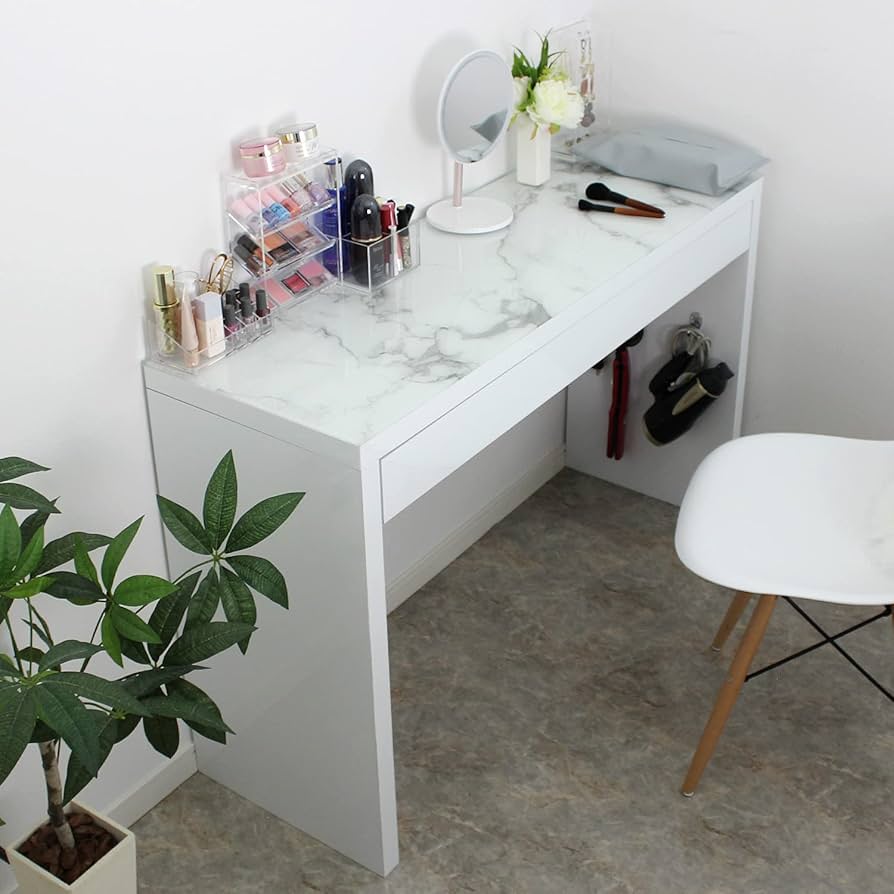 Amazon｜ドレッサーデスク Alice 幅120cm 鏡面仕上げ ドレッシング