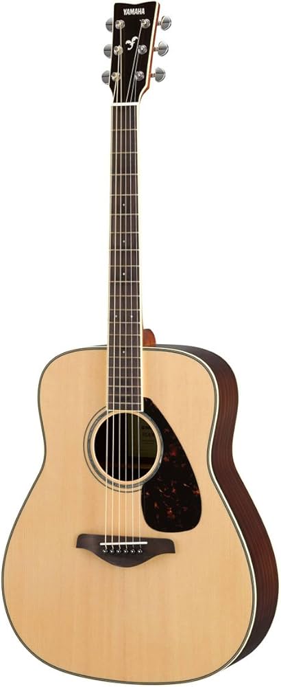 Amazon.co.jp: Yamaha FG830 Solid Top Folk Guitar, Natural : 楽器