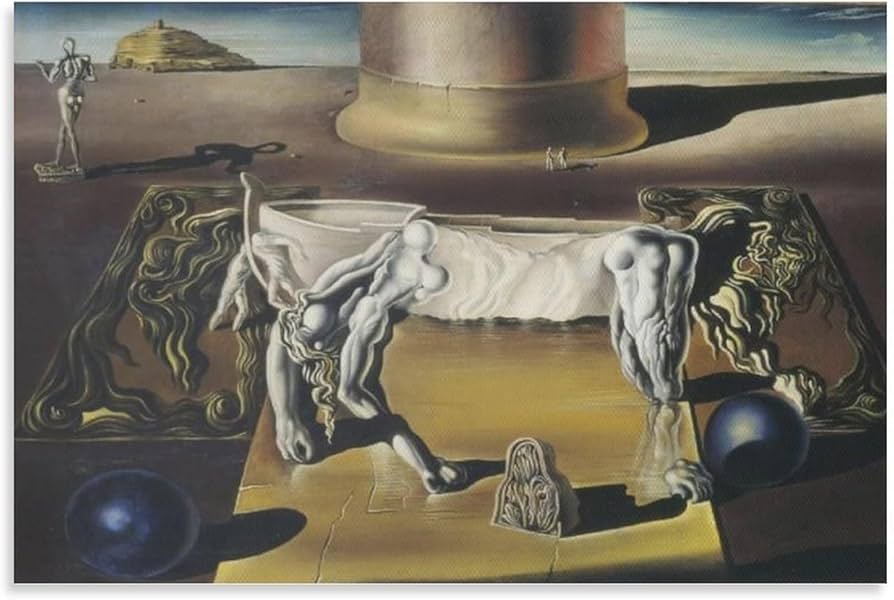 Amazon.co.jp: Salvador Daliサルバドール・ダリ画家の作品《見えない